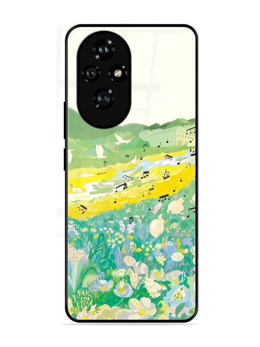 Melody In Bloom Glossy Soft Edge Case for Honor 200 Pro (5G)