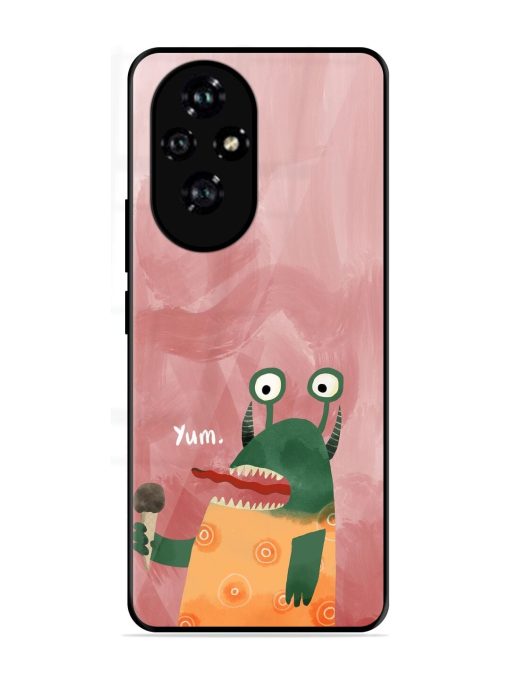 Hungry Monster Glossy Soft Edge Case for Honor 200 Pro (5G)