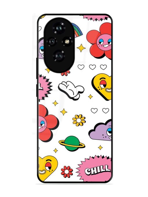 Whimsical Wonderland Glossy Soft Edge Case for Honor 200 Pro (5G)