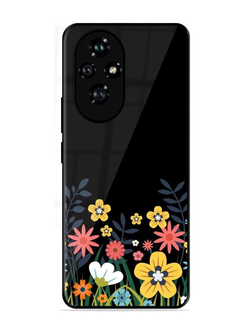 Floral Night Sky Glossy Soft Edge Case for Honor 200 Pro (5G)