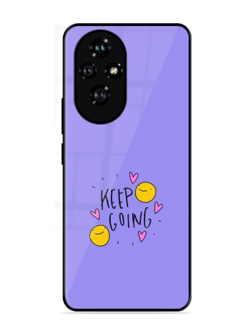 Smiling Through It All Glossy Soft Edge Case for Honor 200 Pro (5G)