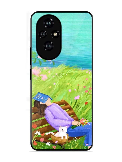 Seat Alone Glossy Soft Edge Case for Honor 200 Pro (5G)