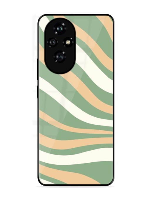 Wavy Pastel Paradise Glossy Soft Edge Case for Honor 200 Pro (5G)