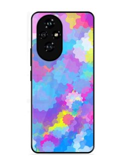 Psychedelic Cloud Burst Glossy Soft Edge Case for Honor 200 Pro (5G)