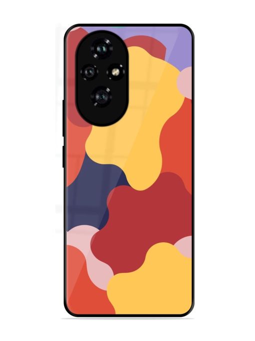 Gooey Color Chaos Glossy Soft Edge Case for Honor 200 Pro (5G)