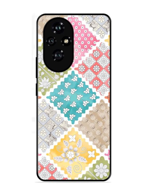Patchwork Dreamscape Glossy Soft Edge Case for Honor 200 Pro (5G)
