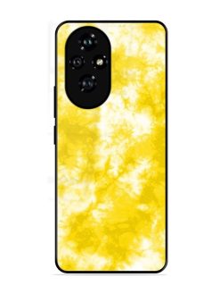 Golden Tie-Dye Twirl Glossy Soft Edge Case for Honor 200 Pro (5G)