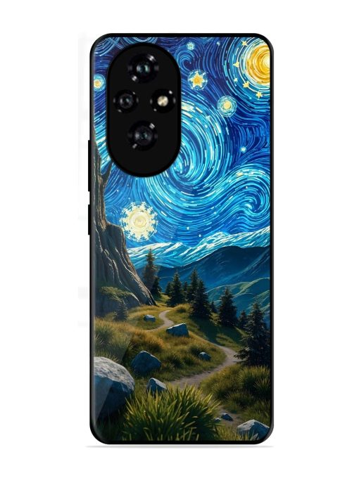 Starry Night In The Shire Glossy Soft Edge Case for Honor 200 Pro (5G)
