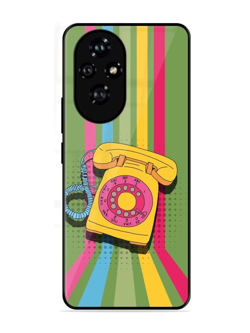 Retro Dialer Glossy Soft Edge Case for Honor 200 Pro (5G)