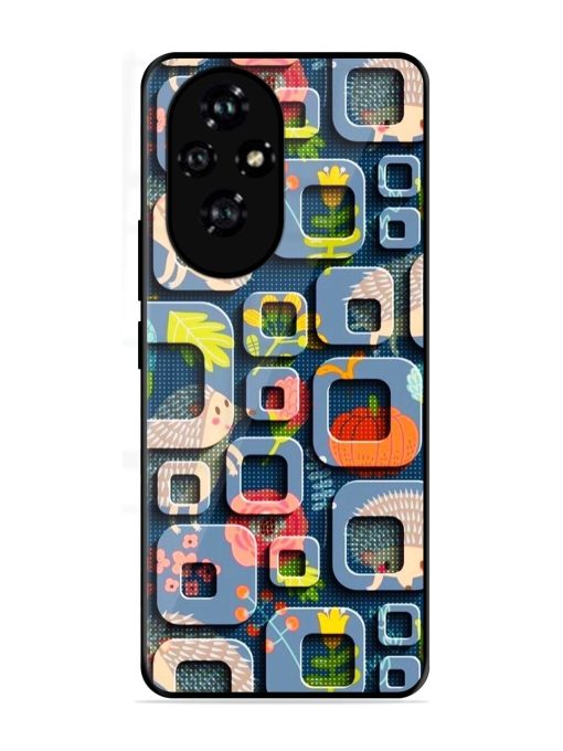 Hedgehog Hideout Glossy Soft Edge Case for Honor 200 Pro (5G)