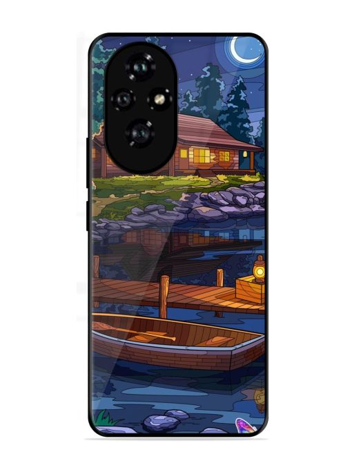 Moonlit Serenity Glossy Soft Edge Case for Honor 200 Pro (5G)