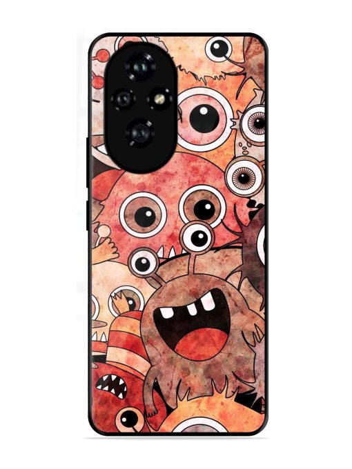 Monster Mash Glossy Soft Edge Case for Honor 200 Pro (5G)
