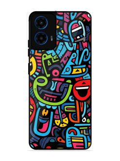 Doodlephoria Glossy Soft Edge Case for Motorola Moto G45 (5G)