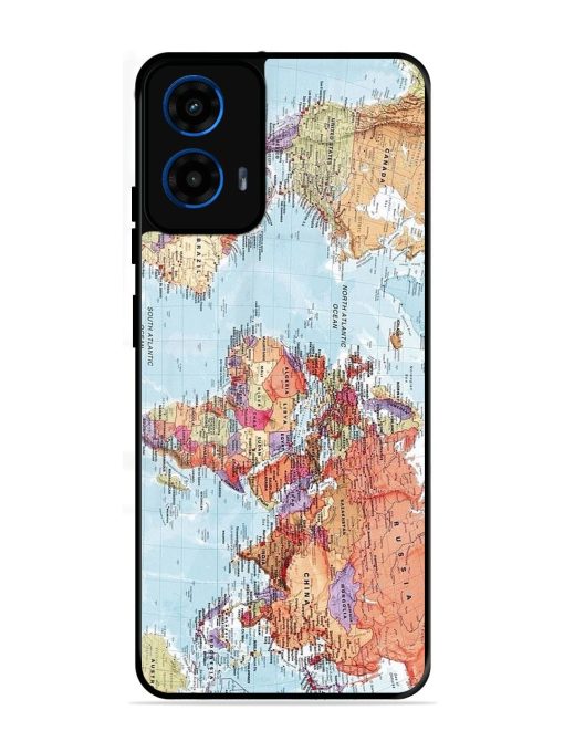 Our Blue Marble Glossy Soft Edge Case for Motorola Moto G45 (5G)