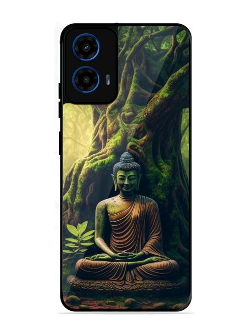 Green Buddha Art Glossy Soft Edge Case for Motorola Moto G45 (5G)