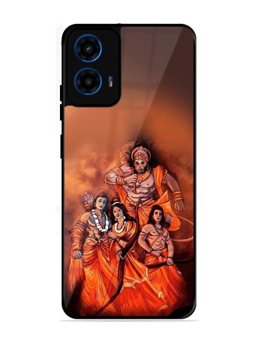 Sita Ram Glossy Soft Edge Case for Motorola Moto G45 (5G)