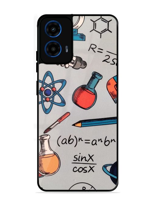 Science Doodle Glossy Soft Edge Case for Motorola Moto G45 (5G)