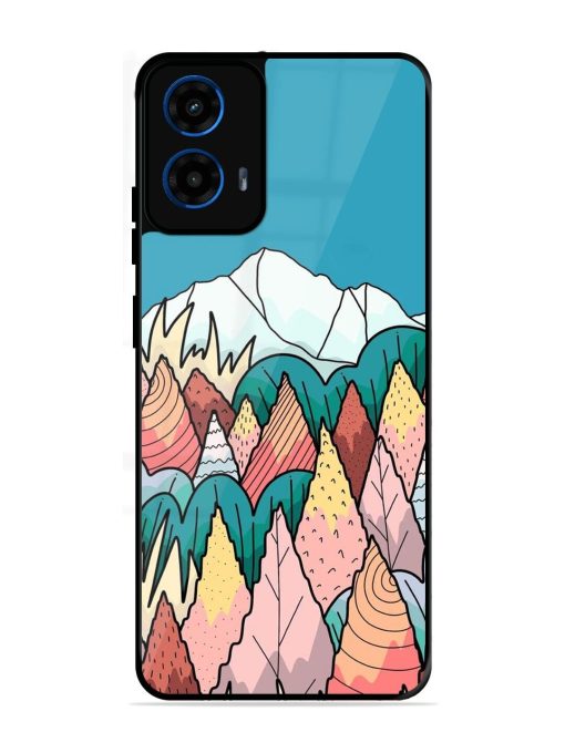 Mountain Dreamscape Glossy Soft Edge Case for Motorola Moto G45 (5G)