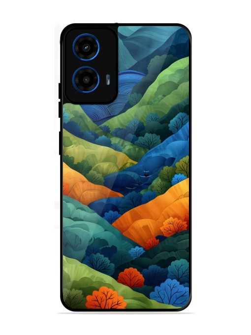 Serene Summits Glossy Soft Edge Case for Motorola Moto G45 (5G)
