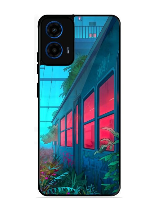 Urban Jungle Glossy Soft Edge Case for Motorola Moto G45 (5G)