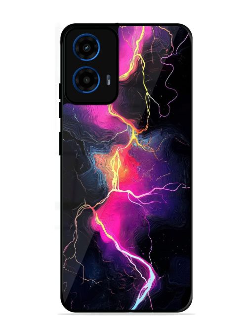 Electric Dreams Glossy Soft Edge Case for Motorola Moto G45 (5G)