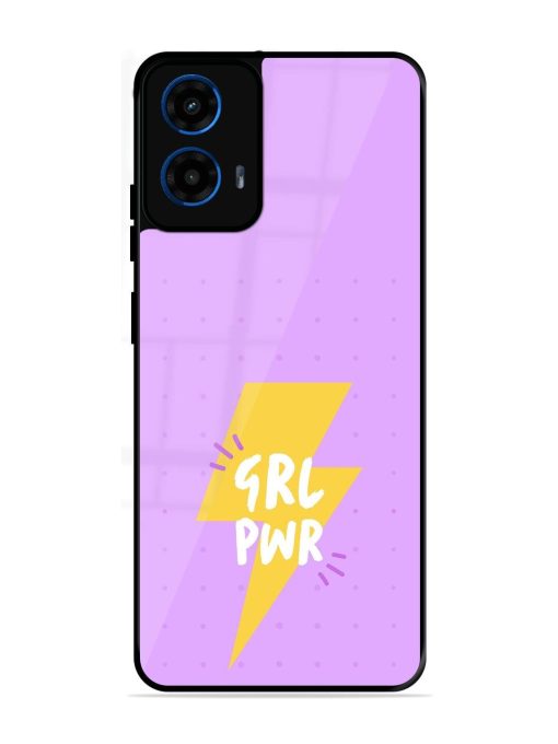 Girl Power Spark Glossy Soft Edge Case for Motorola Moto G45 (5G)