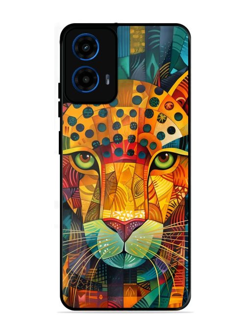 Mosaic Majesty Glossy Soft Edge Case for Motorola Moto G45 (5G)