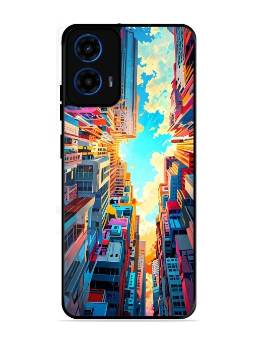 Skyward City Glossy Soft Edge Case for Motorola Moto G45 (5G)