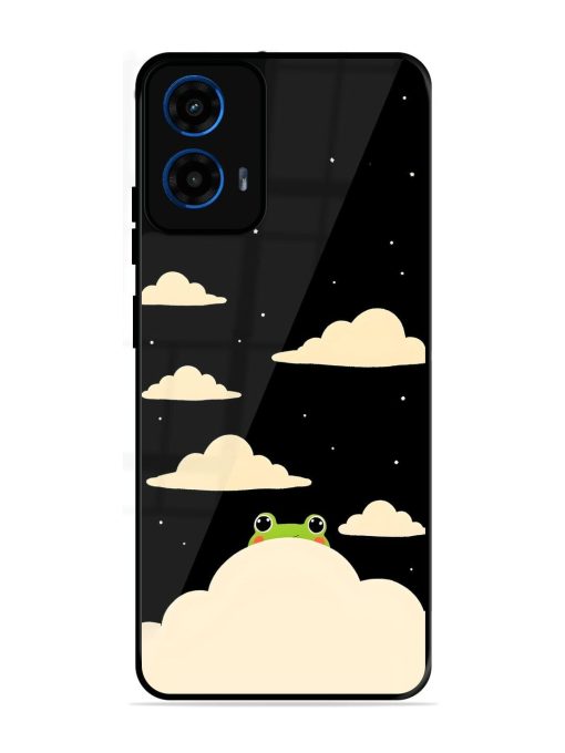 Froggy Night Sky Glossy Soft Edge Case for Motorola Moto G45 (5G)