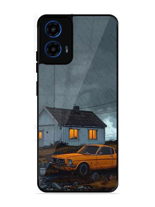 Rainy Day Retreat Glossy Soft Edge Case for Motorola Moto G45 (5G)