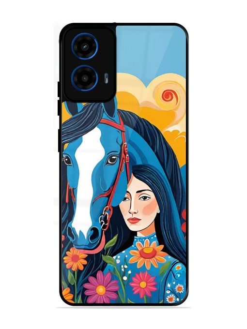 Equine Enchantment Glossy Soft Edge Case for Motorola Moto G45 (5G)