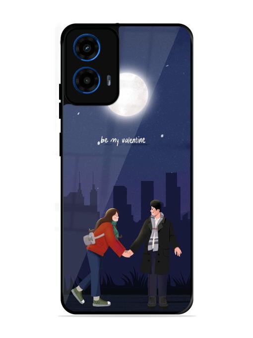 Moonlight Proposal Glossy Soft Edge Case for Motorola Moto G45 (5G)