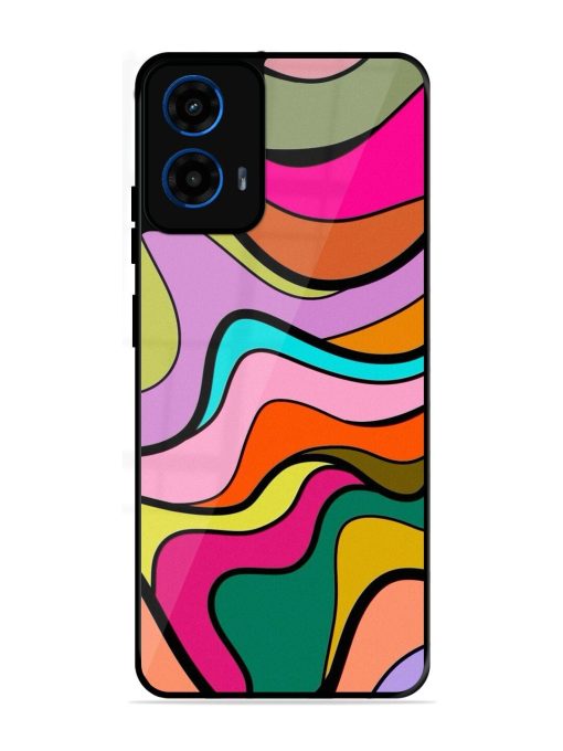 Wavy Wonder Glossy Soft Edge Case for Motorola Moto G45 (5G)