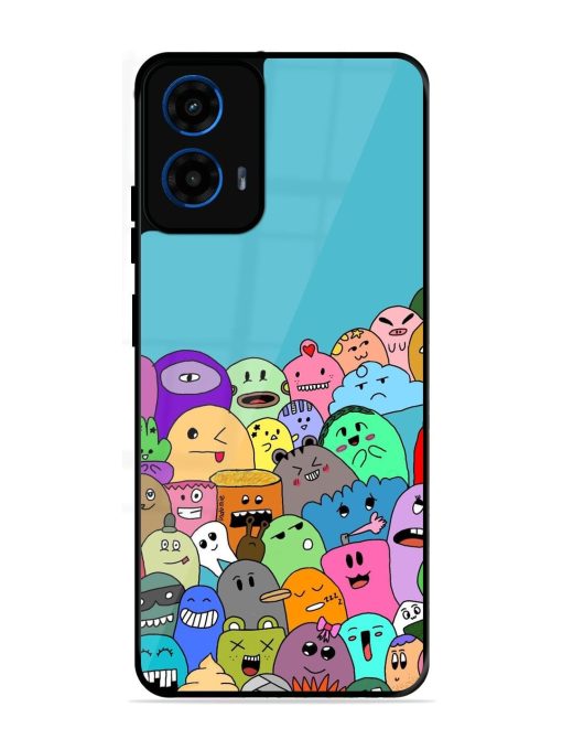 Monster Mash Glossy Soft Edge Case for Motorola Moto G45 (5G)