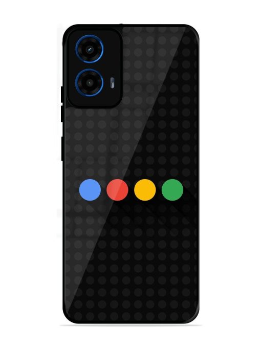 Google Dots Glossy Soft Edge Case for Motorola Moto G45 (5G)
