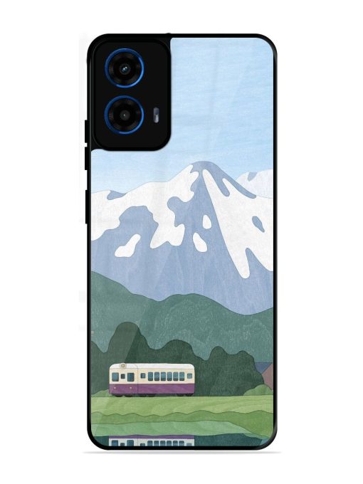 Mountainside Reflections Glossy Soft Edge Case for Motorola Moto G45 (5G)
