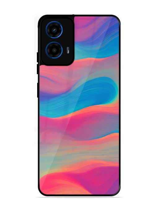 Wavy Wonder Glossy Soft Edge Case for Motorola Moto G45 (5G)