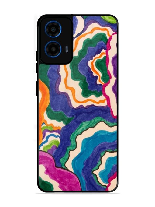 Wavy Wonder Glossy Soft Edge Case for Motorola Moto G45 (5G)
