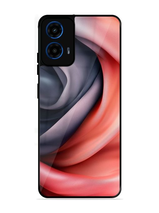 Swirling Silk Glossy Soft Edge Case for Motorola Moto G45 (5G)