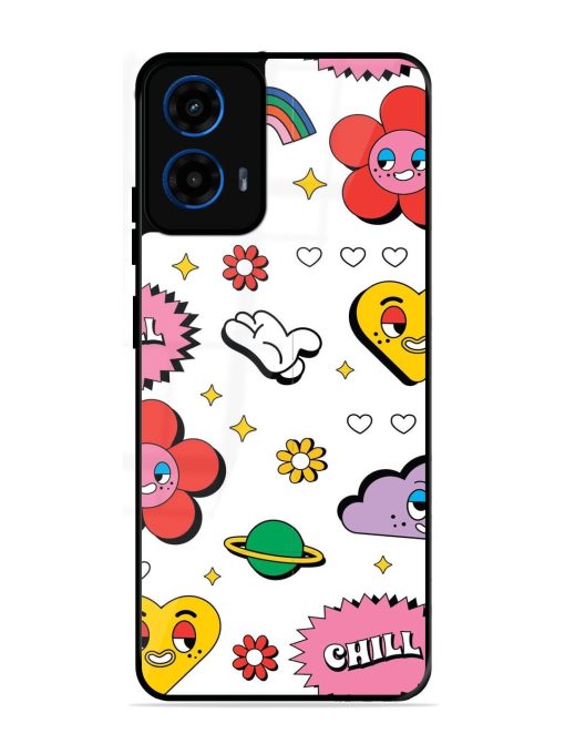 Whimsical Wonderland Glossy Soft Edge Case for Motorola Moto G45 (5G)