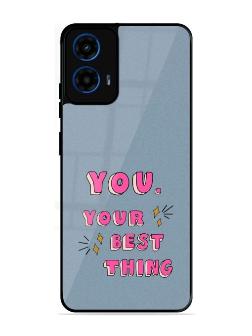 Self-Love Sparkles Glossy Soft Edge Case for Motorola Moto G45 (5G)