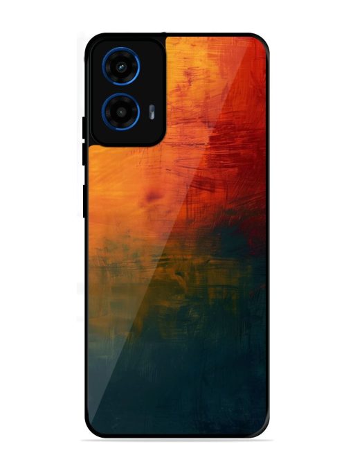 Golden Hour Canvas Glossy Soft Edge Case for Motorola Moto G45 (5G)