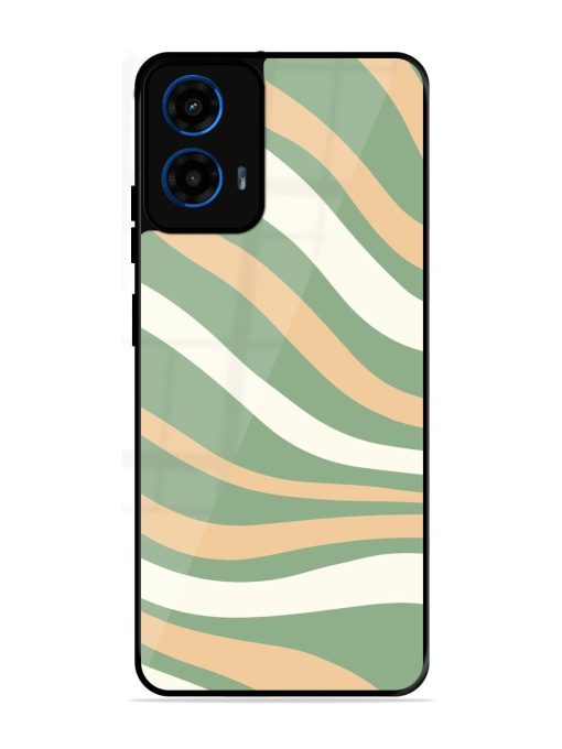 Wavy Pastel Paradise Glossy Soft Edge Case for Motorola Moto G45 (5G)