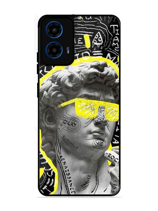 The Renaissance Rockstar Glossy Soft Edge Case for Motorola Moto G45 (5G)
