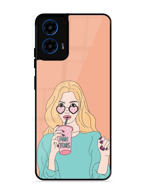 Feminine Power Glossy Soft Edge Case for Motorola Moto G45 (5G)