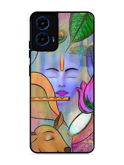 Divine Serenity Glossy Soft Edge Case for Motorola Moto G45 (5G)