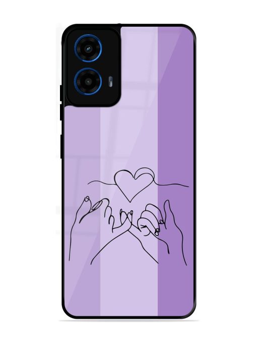 Forever Linked Glossy Soft Edge Case for Motorola Moto G45 (5G)
