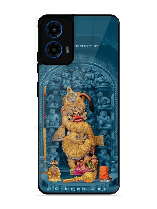 Divine Grace Of Shri Kashtabhanjandev Glossy Soft Edge Case for Motorola Moto G45 (5G)