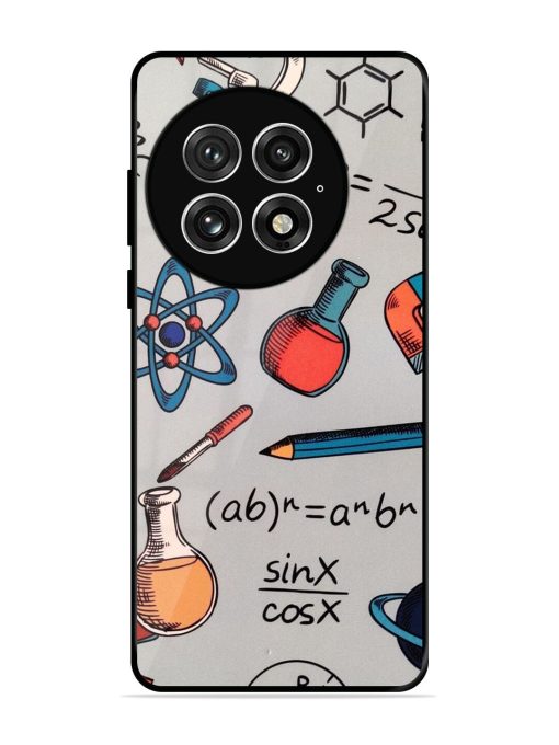 Science Doodle Glossy Soft Edge Case for Oneplus 13 (5G)