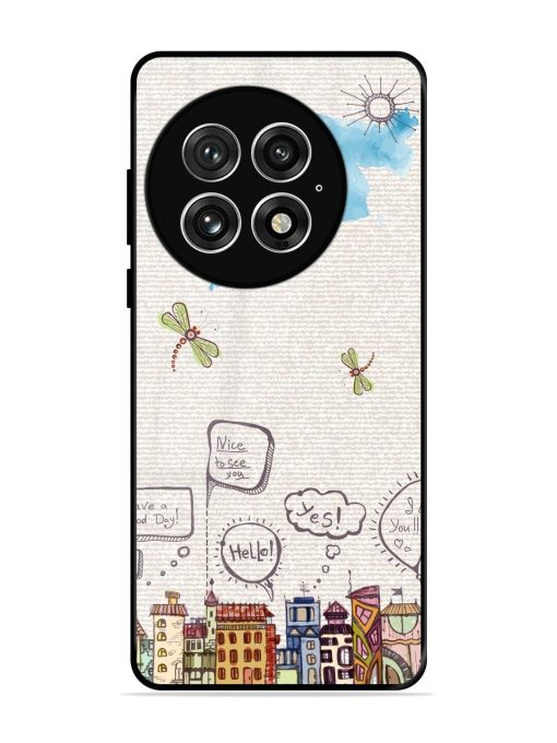 Doodle City Glossy Soft Edge Case for Oneplus 13 (5G)